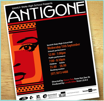 Antigone Poster Design