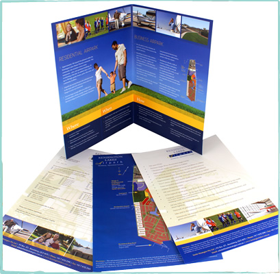 kensington lakes brochure Design