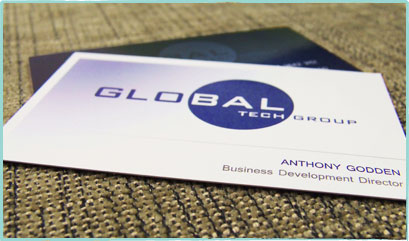 Global Tech Group Business Card Design