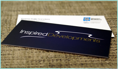 inspired Development Business Card Design