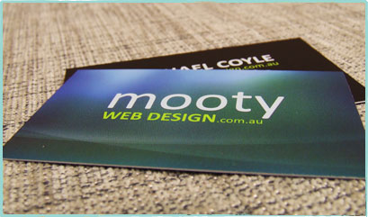 Mooty Business Card Design